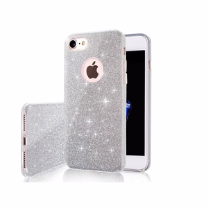 Glitter 3in1 case for Samsung Galaxy A06 5G silver