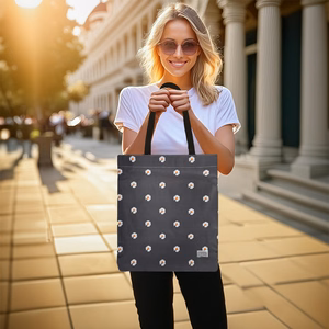Shopping bag Wonder pattern 3 grey