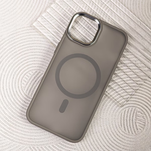 Frozen Mag dėklas for iPhone 17 Pro Max 6,9" pilkas open ring