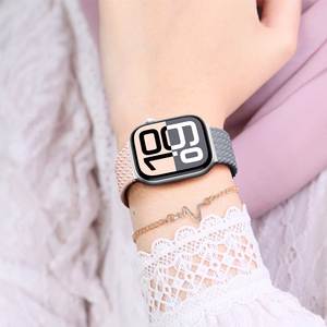 Set of 2 AmazingThing Blend Band for Apple Watch 45/46/49mm - Pink-Gray/Pink