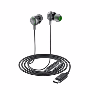 Ausinės Acefast L5 USB-C juodos