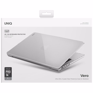 Uniq Vero Case for MacBook Pro 14" M1-M4 (2021-2024) - Transparent