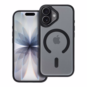 Чехол для iPhone 17 Matte Mag Cover совместимый с MagSafe чёрный