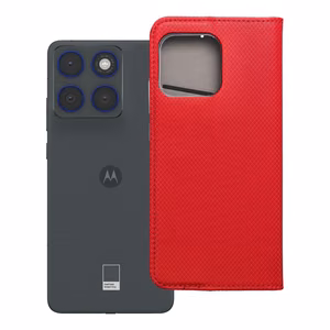 Flip case for Motorola Edge 70 Smart Case Book red