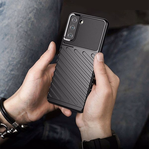 Thunder dėklas lankstus šarvuotas Samsung Galaxy S22 + (S22 Plus) mėlynas