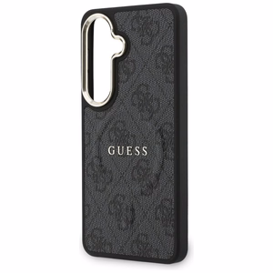 Dėklas Guess PU Leather 4G Gold Frame Magnetic Samsung S942 S26 juodas