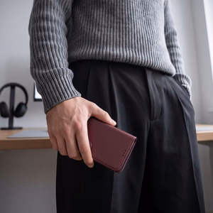 Tech-Protect Wallet dėklas Xiaomi Redmi Note 17 Pro Max 5G, bordo