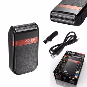 Adler AD 2923 – rotary electric shaver with trimmer, up to 45 min, NiMH, black