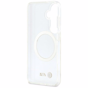 BMW IML Shockproof Metal Logo MagSafe Case for Samsung Galaxy S26 - Transparent