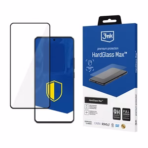 Sustiprintas pilnai dengiantis grūdintas stiklas 3mk HardGlass Max Black, skirtas Xiaomi Poco X6 Pro 5G