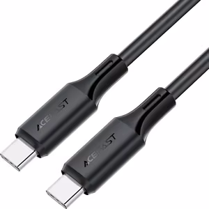 USB kabelis Acefast C17-03 USB-C to USB-C 1.2m juodas