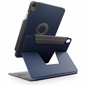 Uniq Rovus Snapmount Magnetinis 360 Sukamas Nuimamas dėklas iPad Air 11" 2024 / 2025 / iPad Air 10.9" 2020 / 2022 - tamsiai mėlynas