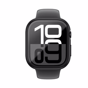 AmazingThing Radix stiklinis dėklas laikrodžiui Apple Watch 42 mm - juodas