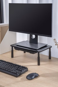 Gembird MS-TABLE-D-01 reguliuojamas monitoriaus stovas su staltiumi