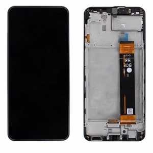 ЖК-экран Samsung A236 A23 5G с тачскрином и рамкой оригинал чёрный (сервисный пак)