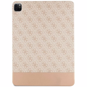 Guess 4G Stripe Allover case for iPad Pro 12.9" - pink