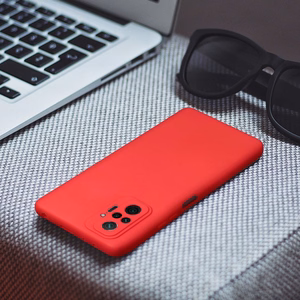 Minkštas dėklas telefonui XIAOMI Redmi Note 13 5G raudonas