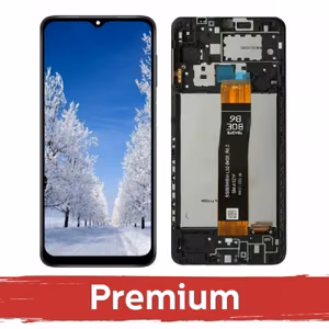 LCD дисплей совместим с Samsung A127 A12s (Nacho) чёрный с рамкой OEM