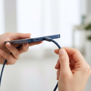 Кабель USB-C — USB-C Forcell F-Energy QC4.0 PD 5A 100W Cafule Color 1,2 м ACYH23 тёмно-синий