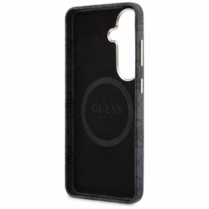Guess 4G Script MagSafe Case for Samsung Galaxy S26 - Black