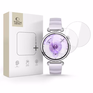 Закалённое стекло Tech-Protect Glass Fit+ 2шт для Huawei Watch GT 6 41мм (прозрачный)