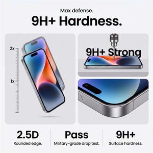 Tech-Protect Glass Fit+ 2-pack tempered glass for Samsung Galaxy A16 4G / 5G / A26 5G / A17 4G / 5G - black