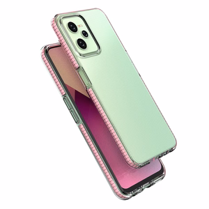 Чехол Spring для Realme C35 силиконовый с рамкой чёрный