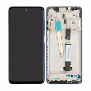 LCD screen Xiaomi Poco X3 Pro/X3/X3 NFC with touch screen with frame Frost Blue ORG