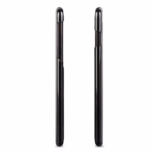 Moshi XT itin plonas skaidrus kietas dėklas, skirtas iPhone 8 Plus / 7 Plus, „Stealth Black“ spalvos