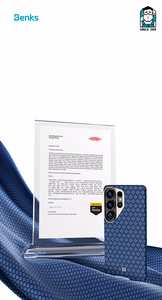 Benks Magnetic Armor Air Grid Kevlar чехол металлическая рамка 600D (A050) для Samsung Galaxy S26 Ultra синий