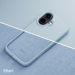 "Etteri" silikoninis dėklas iPhone 16 6,1" šviesiai mėlynas
