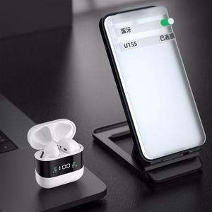 Bluetooth Hands Free Dudao "U15S" White (with LED display)