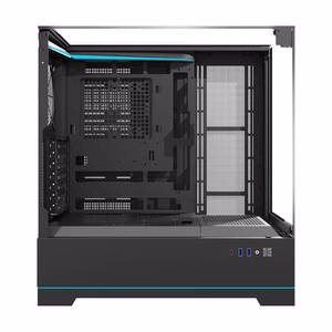 Darkflash DY450 kompiuterio korpusas be ventiliatorių (juodas)