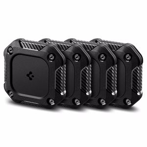 Spigen Tough Armor 4-Pack dėklas Apple AirTag 1/2 - juodas