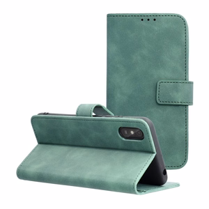 TENDER knygos dėklas telefonui XIAOMI Redmi 9AT / Redmi 9A žalias