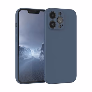 Dėklas Liquid Silicone 1.5mm Xiaomi Redmi A1/Redmi A2 tamsiai mėlynas