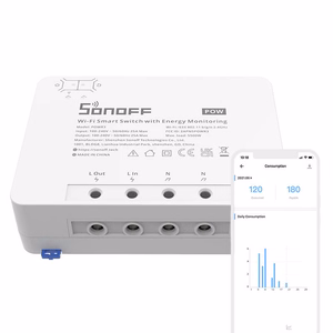 Sonoff POWR3 умный WiFi выключатель с функцией измерения тока