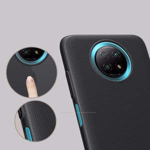 Nillkin Super Frosted Shield усиленный чехол для Xiaomi Redmi Note 9T 5G чёрный