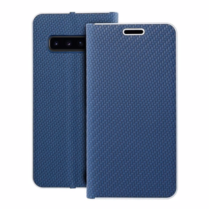 LUNA knygos dėklas Samsung S10 mėlynas