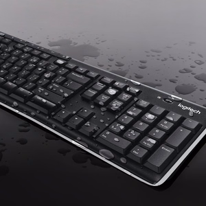 Belaidis QWERTY klaviatūros ir pelės rinkinys Logitech MK270, juodas