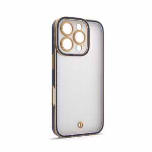 Silky Gold dėklas telefonui iPhone 15 Pro 6,1" mėlynas