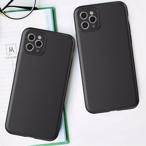 Plonas silikoninis dėklas telefonui Huawei nova Y61 - juodas