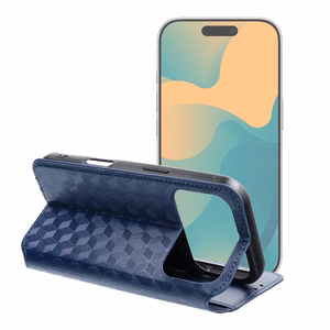 Чехол-книжка для iPhone 17 / 18 Cubic Book синий