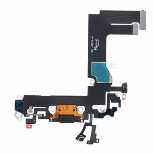 Шлейф зарядки USB для IPHONE 13 Mini чёрный (pulled)