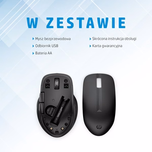 HP 435 daugiafunkcinė belaidė pelė WW