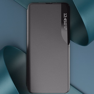 Eco Leather View Case чехол для Xiaomi 13 Lite с откидной подставкой чёрный