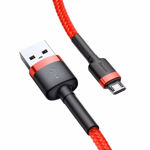 Micro USB Baseus Cafule 1.5A 2m (raudonas)