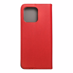 Išmanusis dėklas knygos tipo MOTOROLA E15 raudonas