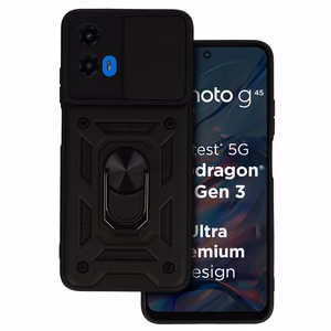 Slide Camera Armor Case for Motorola Moto G45 5G Black