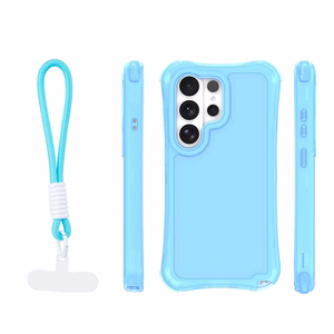Safepop чехол с ремешком для Samsung Galaxy S26 Ultra синий